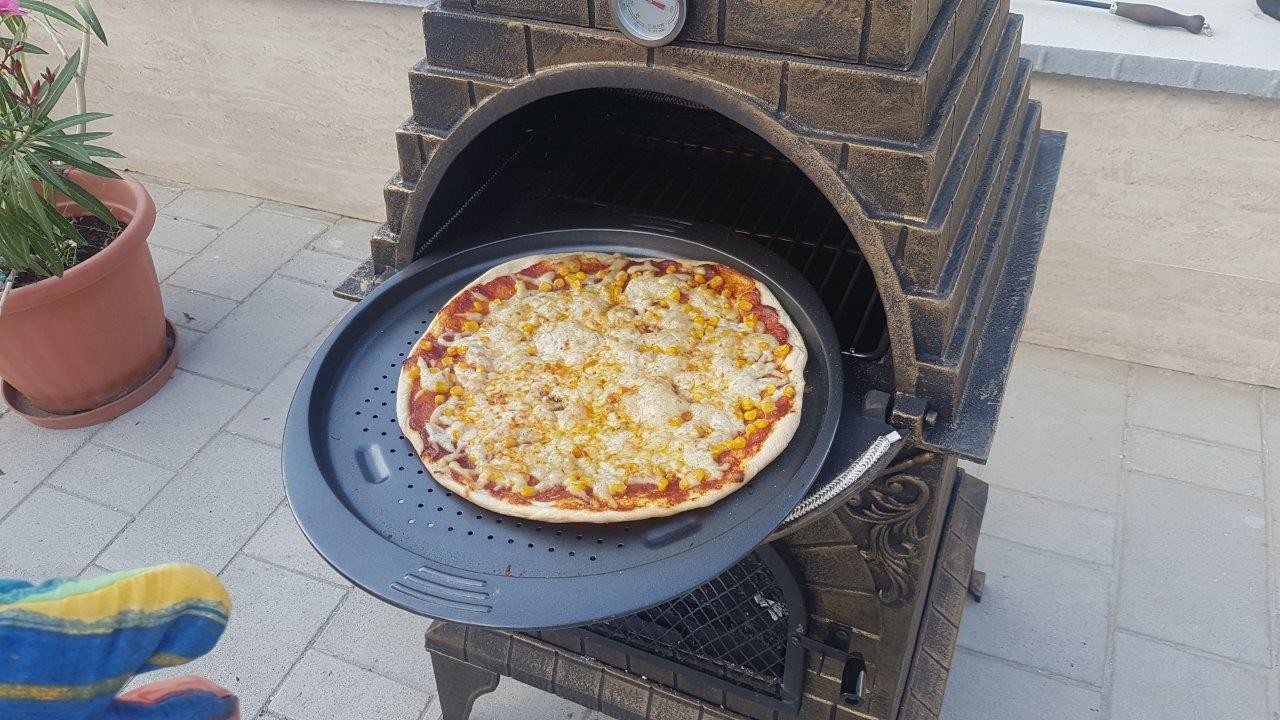 Toldi TCH074 kerti grill - pizzasütő - kemence